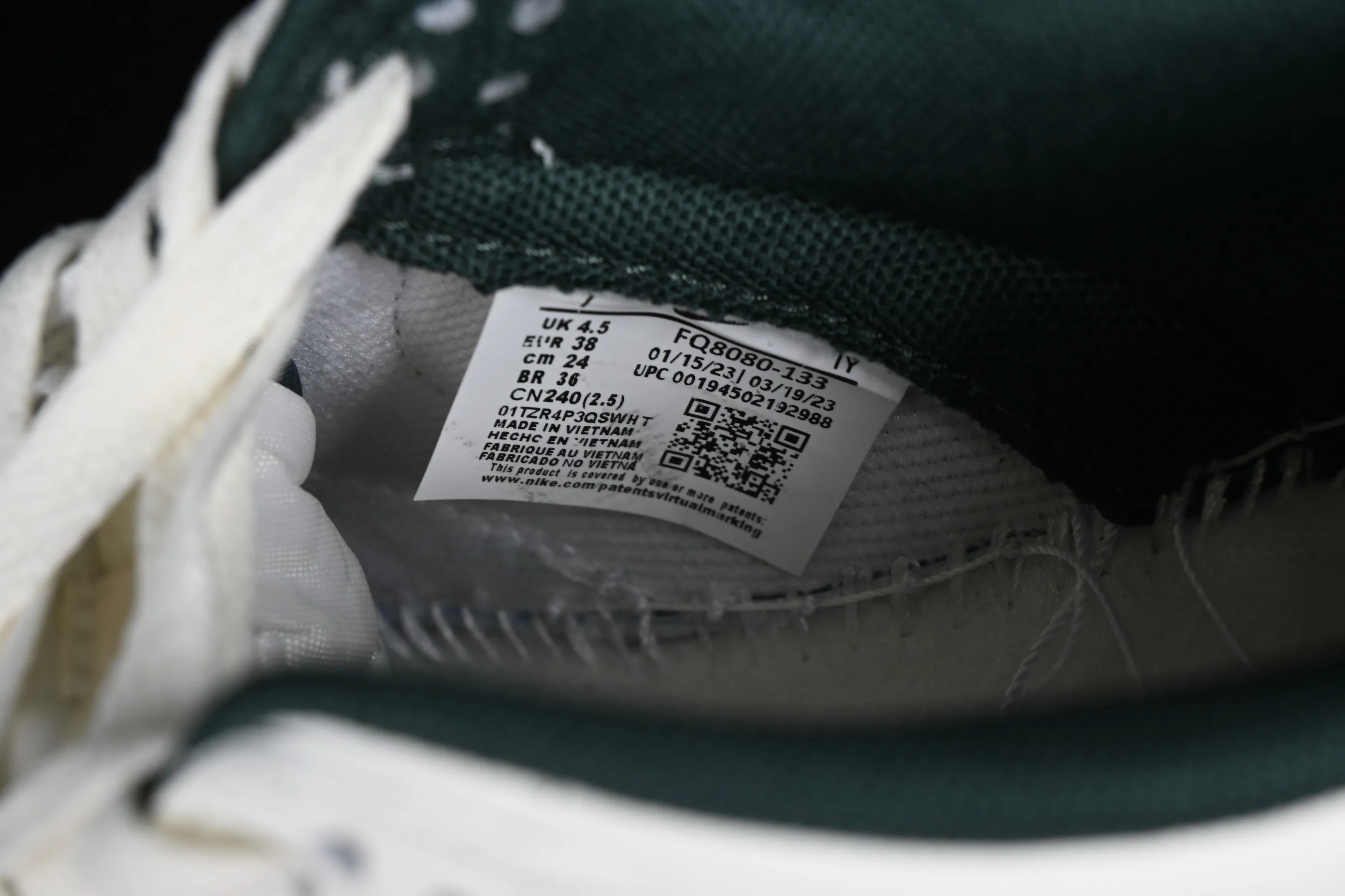 All categories Nk SB Dunk series Nk SB Dunk Low low-top sneakers Nk Dunk Low "Athletic Department" off-white green SB low-top sports and leisure sneakers FQ8080-133